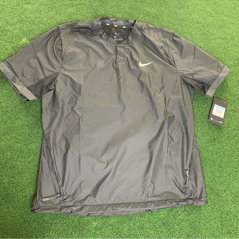 Nike Dri-fit SS Softball Wind Jacket Women’s Black AV6696-010 NWT